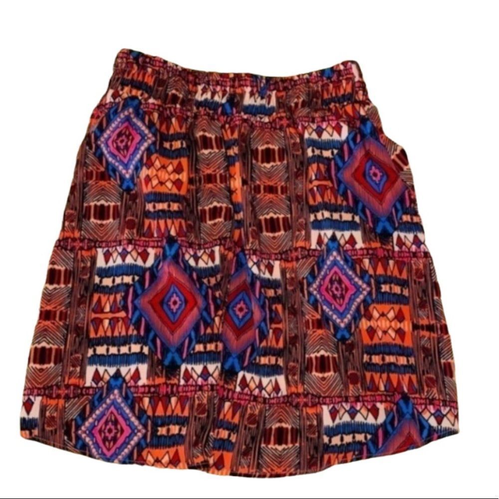 Alya tribal print skirt